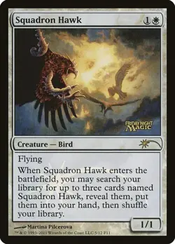 MTG - Squadron Hawk (PRM-FNM) FOIL - Image 1