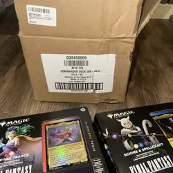 FINAL FANTASY Sealed Commander Deck Display (Set of All 4 Decks) Magic MTG - Image 2