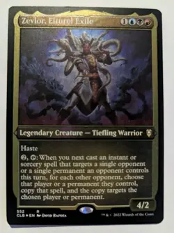 Zevlor, Elturel Exile (Foil Etched) Commander Legends: Baldur's Gate - MTG RARE - Image 1