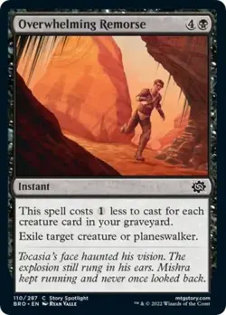 Overwhelming Remorse - Near Mint MTG The Brothers' War - Image 1