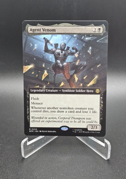 Agent Venom R 0255 - Non Foil Extended Spider-Man MTG NM/M - Image 1