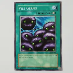 Vile Germs - LOB-090 - NM - Common - Unlimited - Yugioh - 1996 - Image 1