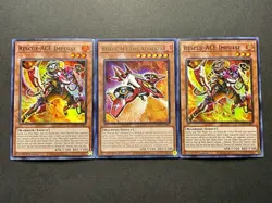 2x Rescue-Ace Impulse | Super Rare | + Rescue-Ace Fire Attacker | Rare | YuGiOh! - Image 1
