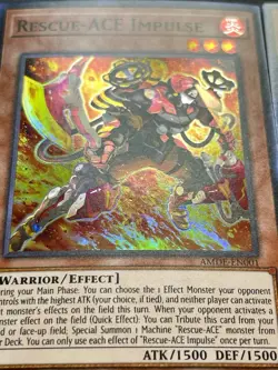 2x Rescue-Ace Impulse | Super Rare | + Rescue-Ace Fire Attacker | Rare | YuGiOh! - Image 2