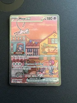 Mew ex 053 Black Star Promo 151 UPC Pokemon Card TCG NM - Image 1