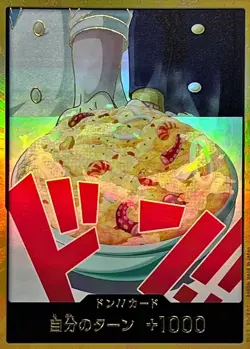 Onepiece Card DON!! Card Gold frame Sanji don Don Japanese - Image 1