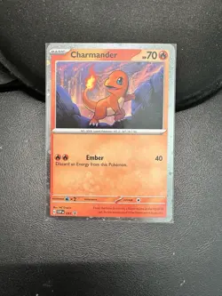 Charmander - 047 (Cosmos Holo) 047 Sv: Scarlet & Violet Promo Cards Holo NM - Image 1