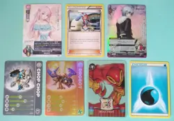 Lotto TCG 7 Anime Cards Lycee Overture Foil Holo Very Rare Waifu Girls - Image 1