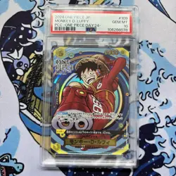 [PSA 10] Luffy OP07-109 ONE PIECE Day 24 Premium Card Collection Promo Japanese - Image 1