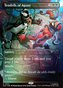 Foil VENOM UNLEASHED Colors Marvel's Spider-Man Secret Lair Drop SLD MTG PRESALE - Image 1