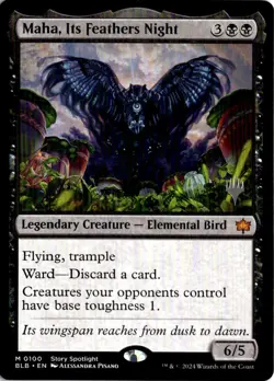 Maha, Its Feathers Night M Promo Pack: Bloomburrow 100 NM - Image 1