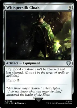 NM - Whispersilk Cloak U Commander: The Lord of the Rings: Tales of Middle-earth - Image 1