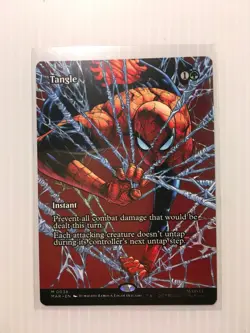 MTG Tangle 0038 Regular Borderless Marvels Spider-Man Eternal legal - Image 1