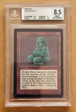 Jade Statue - BETA - MTG - BGS 8.5 NM-MT+. Quad ++ - Image 1