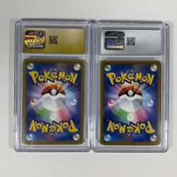 Pokemon 2 Slabs Kyogre 036/190 and Pikachu V 045/184 Japanese CGC 10 & P10 - Image 2