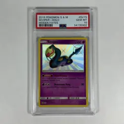 2019 Pokemon Seviper PSA 10 Hidden Fates SV15/SV94 Shiny Vault Gem Mint - Image 1