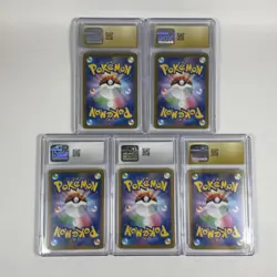 Pokemon 5 Slab Lot All Graded Japanese CGC Pristine 10, CGC 10, Gengar, Pikachu - Image 2
