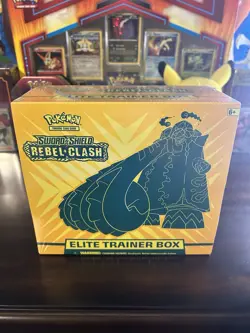 Pokemon Rebel Clash - Elite Trainer Box - Sealed - Sword And Shield ETB - Image 1
