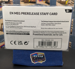 Mega Evolution 🧬 Prerelease MEG 001/002/003/004 STAFF PROMO PACK SEALED - Image 4
