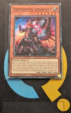 RA04-EN049 Fiendsmith Engraver Super Rare 1st Ed YuGiOh - Image 1