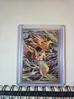 Pokemon TCG Ethan's Typhlosion Card 190/182 Destined Rivals Series - Image 1