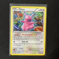 2015 Ditto Black Star Promos Holo Card XY40 Pokemon TCG - Image 1