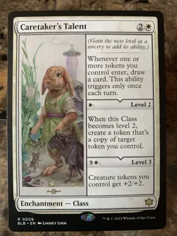 MTG TCG Bloomburrow Caretaker's Talent 0006 Regular Rare - Image 1