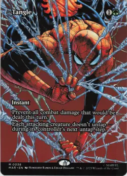 Tangle (Borderless) M Marvel Universe Eternal-Legal 38 NM Normal MTG - Image 1