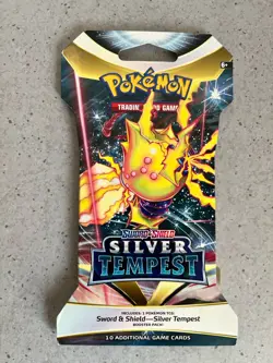 NEW Pokemon TCG: Sword & Shield-Silver Tempest Booster 10 Pack - Image 1