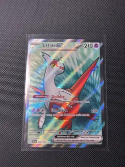 Pokemon TCG Latias EX Surging Sparks 220/191 Ultra Rare Full Art Near Mint - Image 1