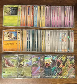 Pokemon Paldean Fates Complete Base Set -Common, Uncommon, Rare, and Ex 1-91 - Image 1