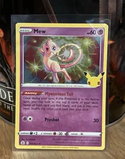 4 Of Mew 011/025 Holo Rare - 2021 Pokemon Celebrations 25th Anniversary! - Image 4