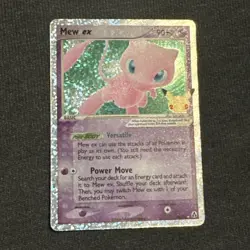 Mew EX Celebrations: Classic Collection 88/92 Holo Ultra Rare Pokemon TCG - Image 1