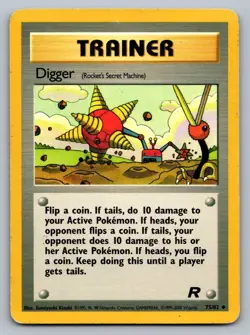 Pokemon TCG Team Rocket Digger (Rocket's Secret Machine) #75 - Image 1