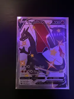 Pokemon TCG Charizard V Champions Path 079/073 Holo Secret Rare - Image 1