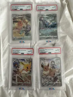 Eevee Flareon Vaporeon Jolteon Sequential Set PSA 10, Pokemon JP Vmax Climax - Image 1