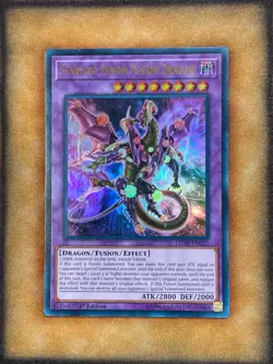 Yugioh Starving Venom Fusion Dragon LEDD-ENC25 Ultra Rare 1st Ed NM - Image 1