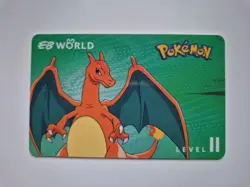 Charizard Level 2 Australian EB Games World & Zing Membership Card Pokemon Day - Image 2