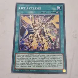 Yu-Gi-Oh! Power Of The Elements Life Extreme POTE-EN099 Spell Card 2022 (2) - Image 2