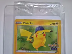 Pokemon GO TCG Pikachu Holo 028/078 Australian EB Games & Zing Promo CARD SEALED - Image 2