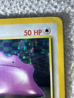 Ditto 3/62 Fossil Holo 1999 Vintage Pokemon Card - Image 3