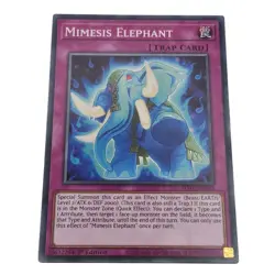 Yu-Gi-Oh! Power Of The Elements Mimesis Elephant POTE-EN085 Trap Card 2022 (3) - Image 1