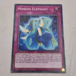 Yu-Gi-Oh! Power Of The Elements Mimesis Elephant POTE-EN085 Trap Card 2022 (3) - Image 2