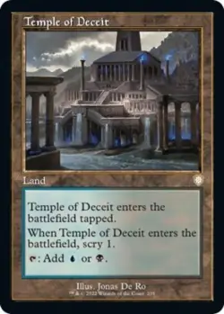Temple of Deceit - Near Mint MTG Commander: The Brothers' War - Image 1