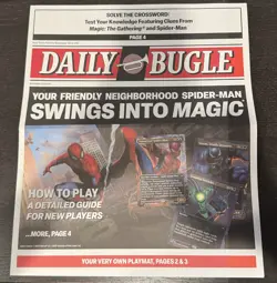 MTG Spider-Man Behold The Sinister Six Promo Card Foil + Newspaper Pax West 2025 - Image 4