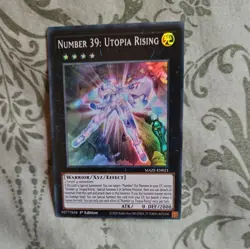 Number 39: Utopia Rising - MAZE-EN021 - Super Rare - 1st Edition - YuGiOh - Image 1