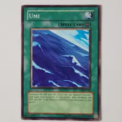 Umi - LOB-050 - HP - Common - Unlimited - Yugioh - 1996 - Image 1