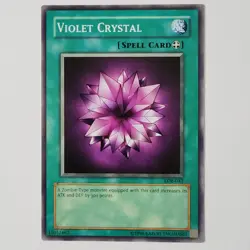 Violet Crystal - LOB-042 - LP - Common - Unlimited - Yugioh - 1996 - Image 1
