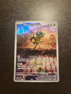 Teal Mask Ogerpon 123 Sv: Scarlet & Violet Promo Cards Holo - Image 1