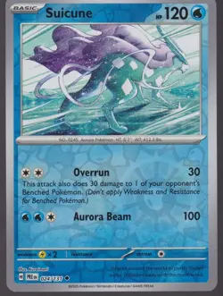 Suicune Reverse Holo SV Prismatic Evolutions 024/131 Pokemon Trading Card TCG - Image 1